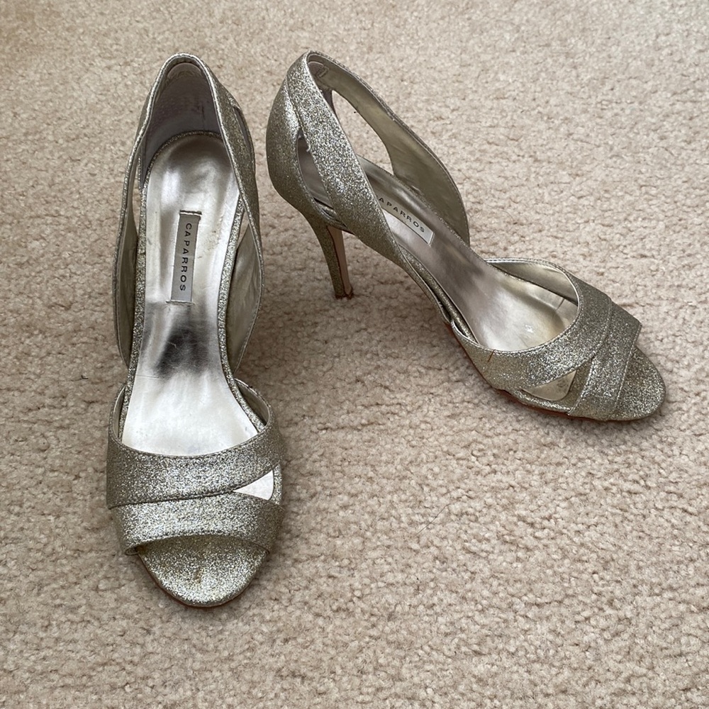 Caparros Champagne Colored Heels